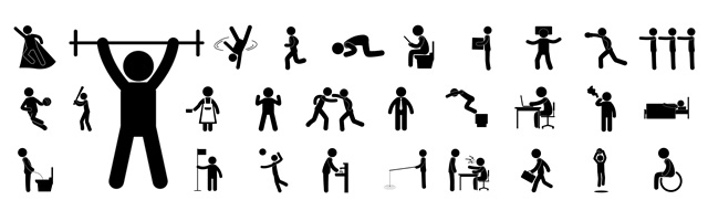 People / Pose / Relationships / Business / Physical condition / Sports